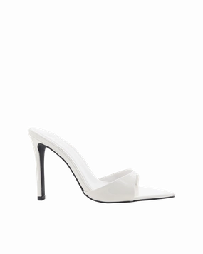 Feminine Feel Beach Glam QUINBY - WHITE PATENT