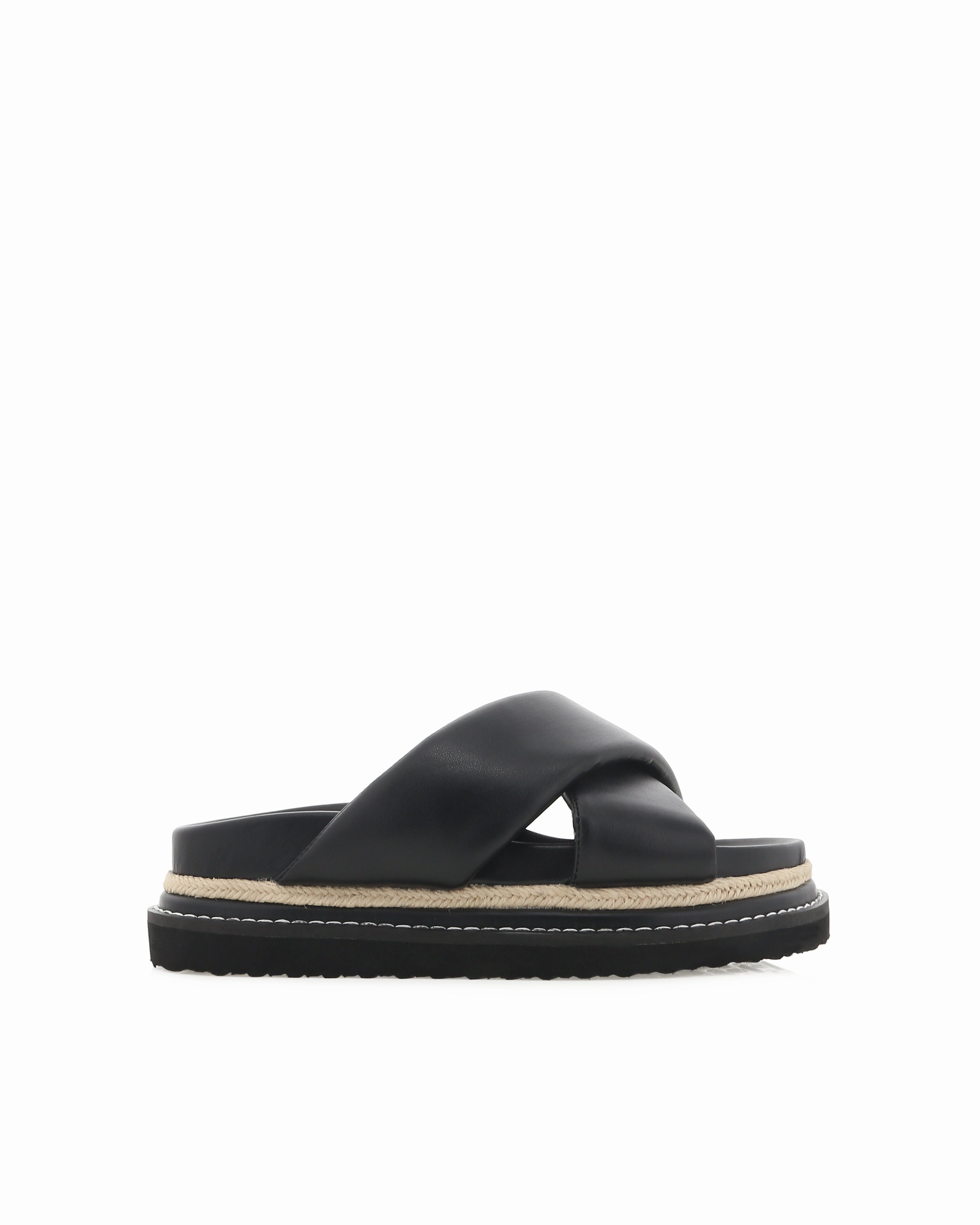 Non-Slip Sole ARABEL WIDE FIT - BLACK