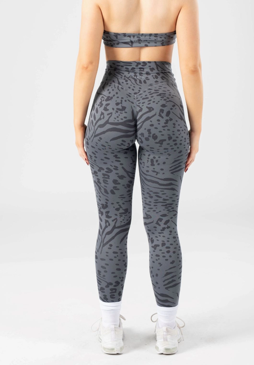 Reluna Original Sculptseam? Legging Grey Tiger Ultra Comfort Durable Abrasion Resistant Fabric