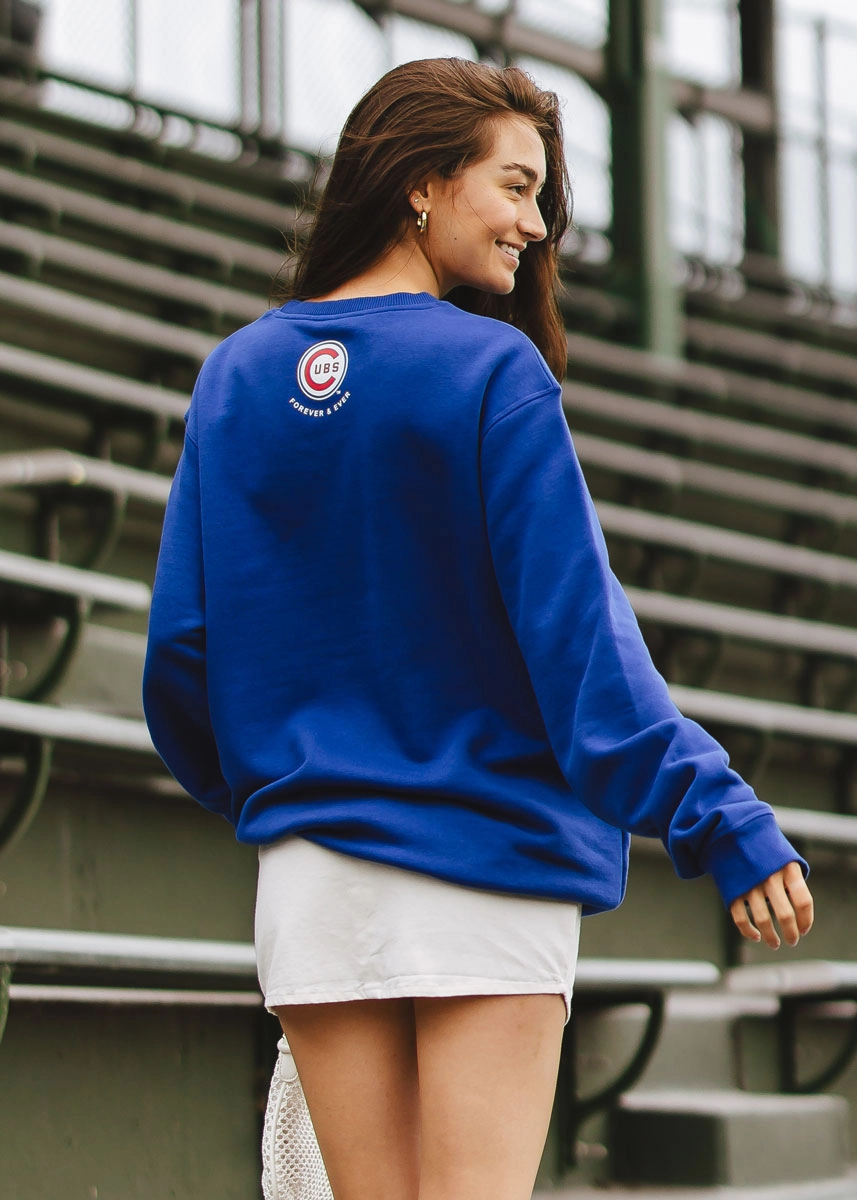 Chicago Cubbies Puff Sweatshirt Sleek Fit Quick Fit Performance