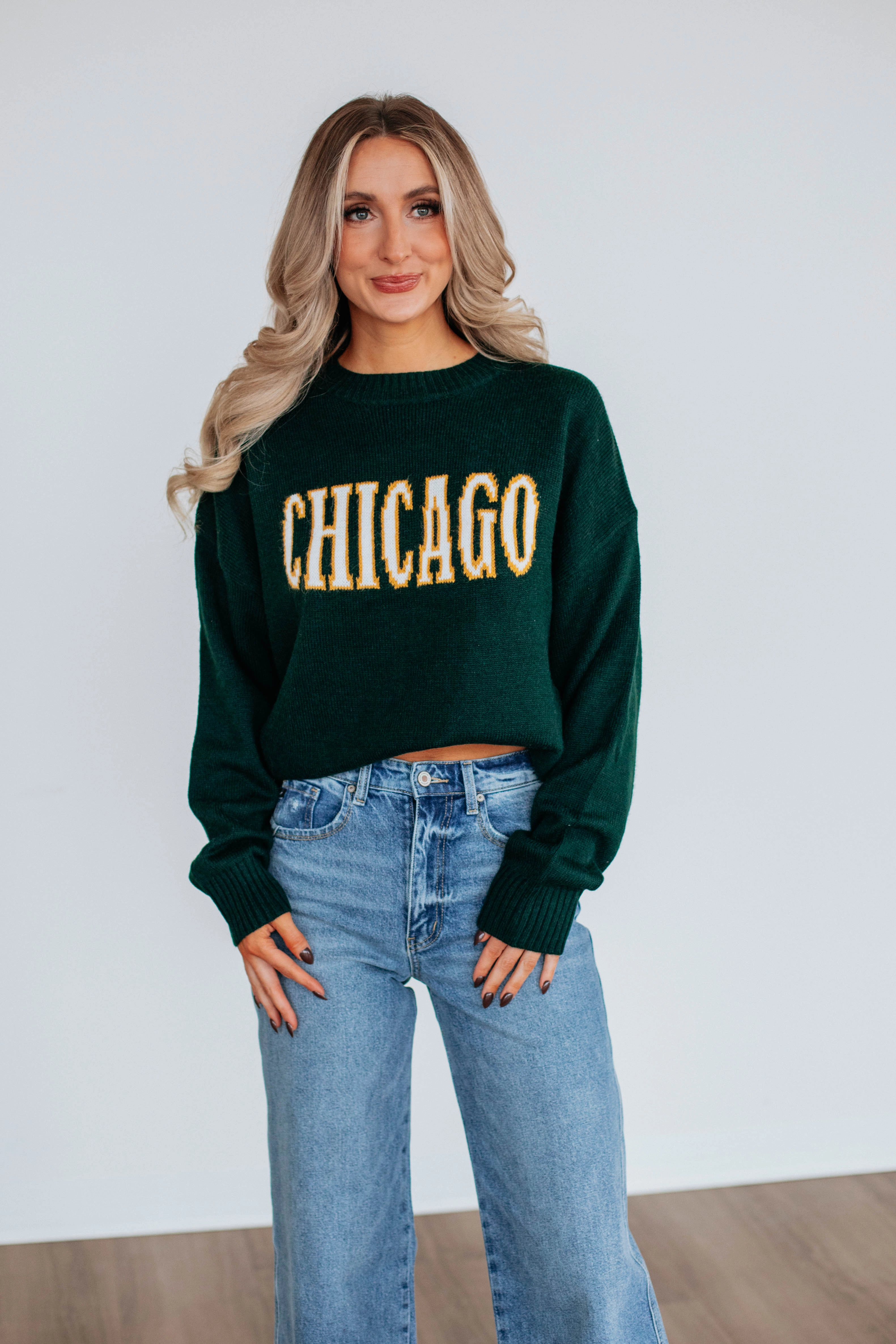 Chicago Knit Sweater Layered Must-Have Perfect Wear