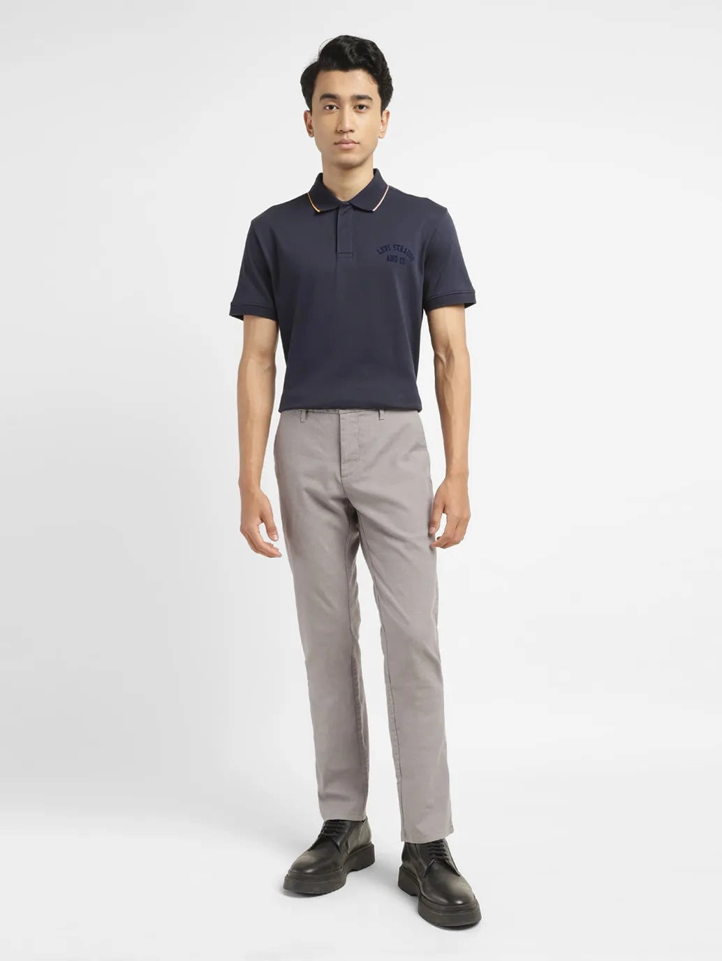 Loose cut Flexible Fit Men's 511 Grey Slim Fit Chinos