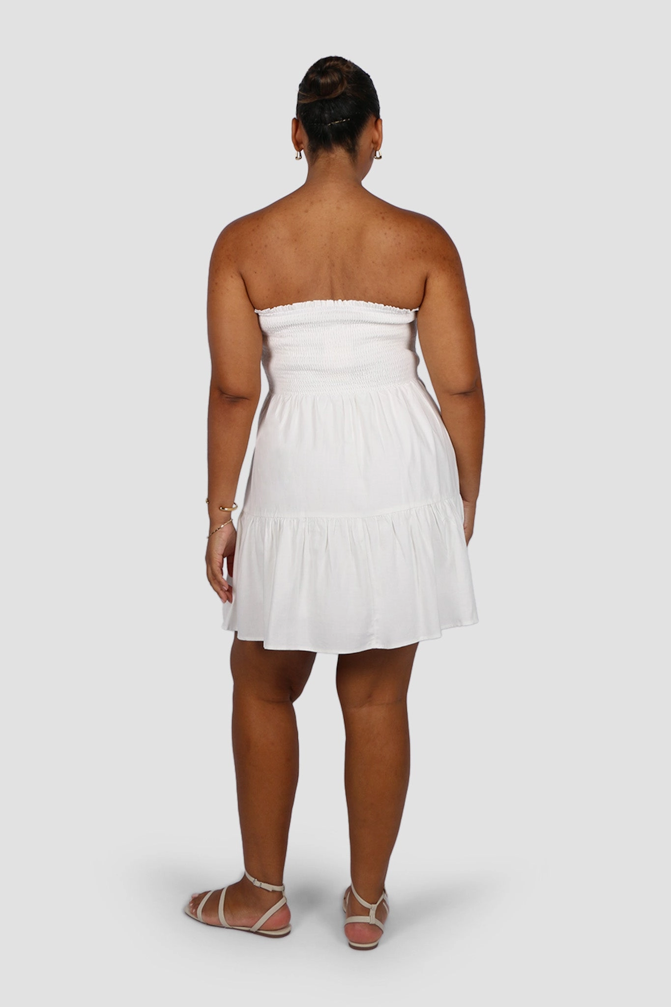 RYLIN DRESS WHITE Day-to-evening dress