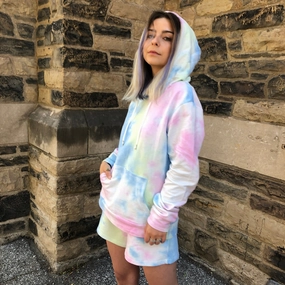 CIELO Tie Dye Hoodie Casual Style Wear