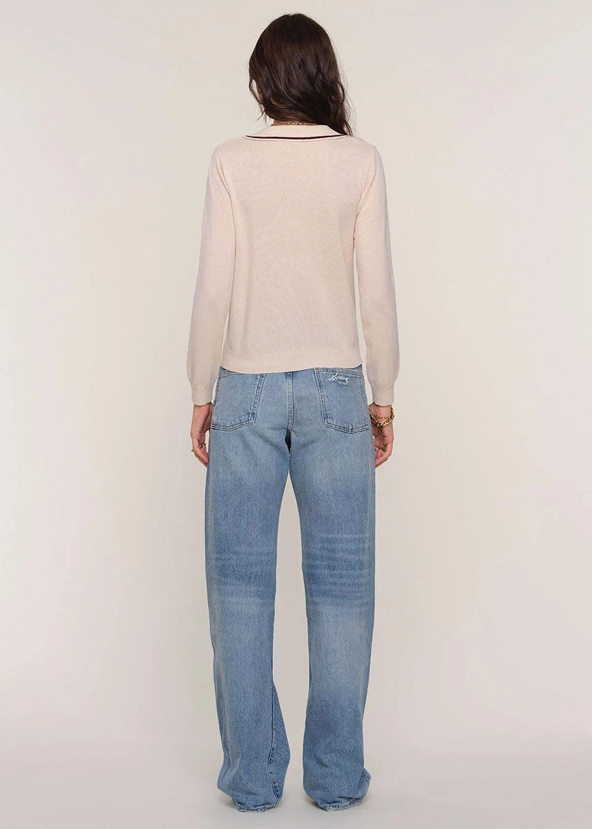 Citrine Sweater - Ivory Performance Comfort