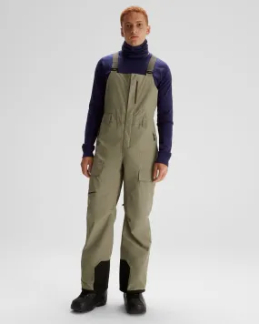 Double Stitch Reinforcement Velcro Fasten Men's PWDR-Days 2L Insulated Snow Bib - Beech