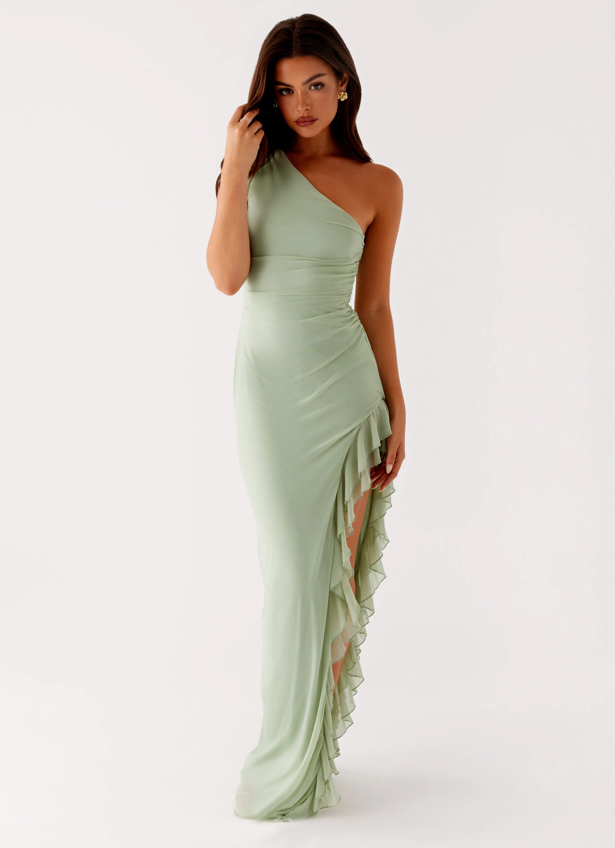 Clarence Maxi Dress - Sage Classic Comfort Fashionable And Functional