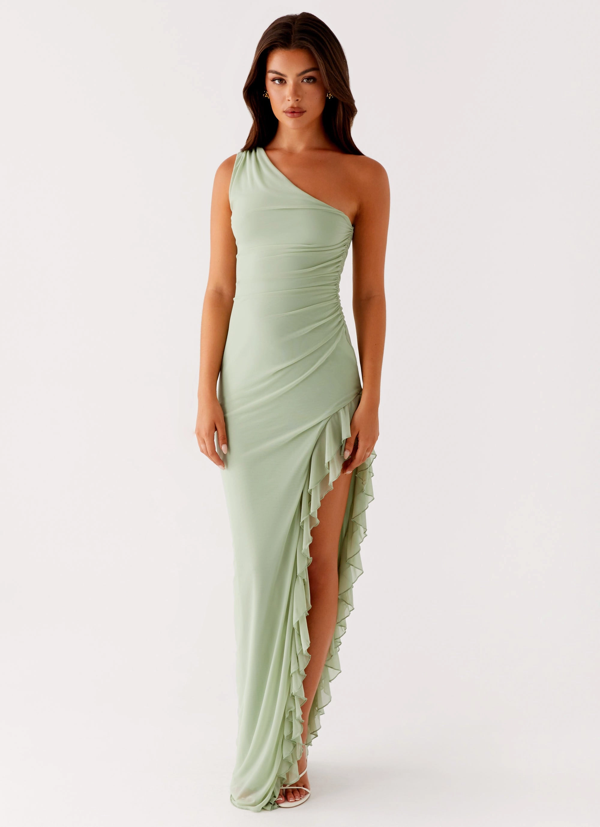 Casual Motion Effortless Style Clarence Maxi Dress - Sage