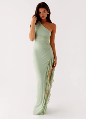 Clarence Maxi Dress - Sage Classic Comfort Fashionable And Functional