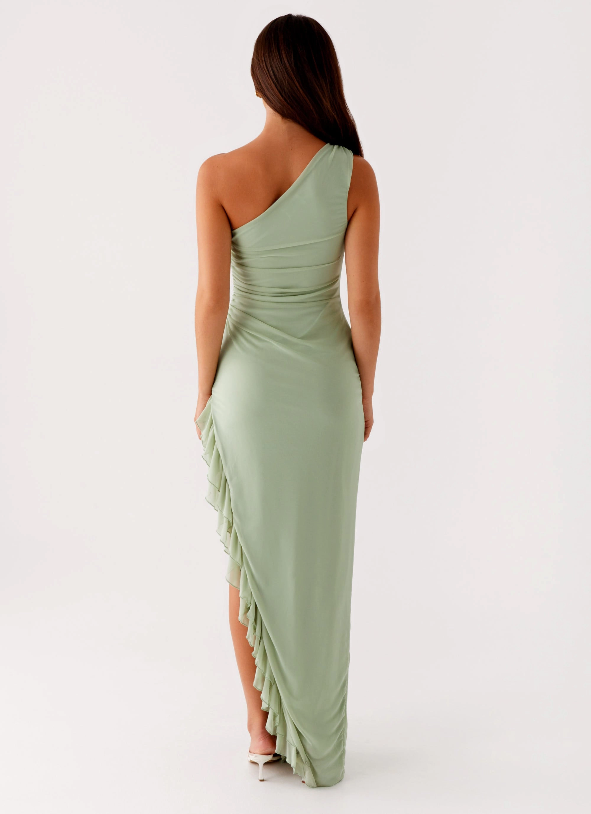 Easy Tones Hidden Pocket Clarence Maxi Dress - Sage