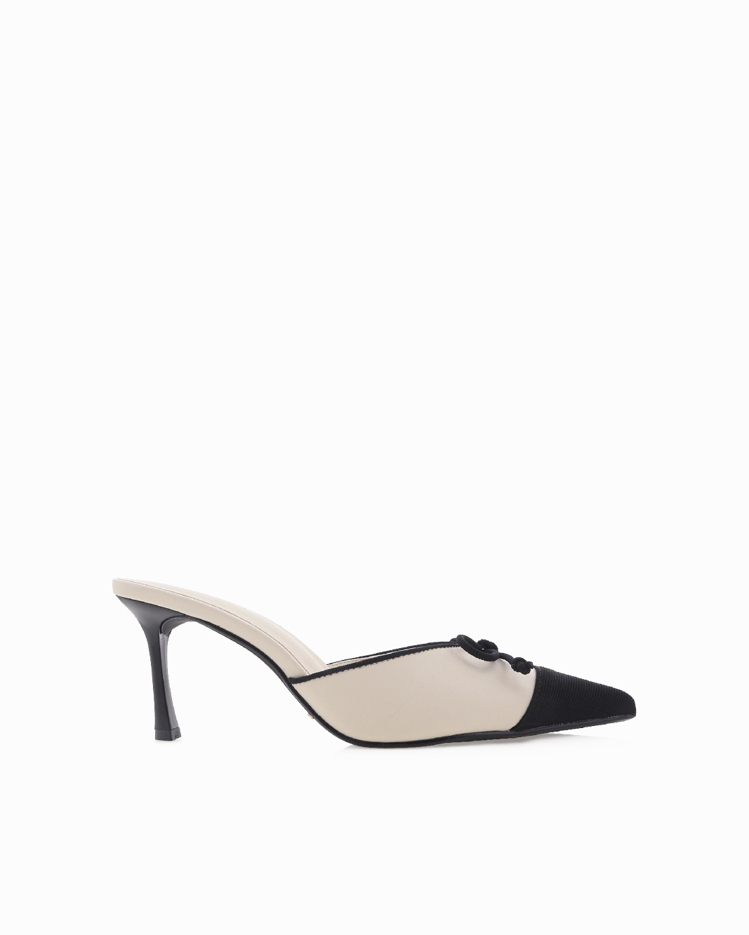 Pointed Boots Flexible XEZBETH - BONE-BLACK