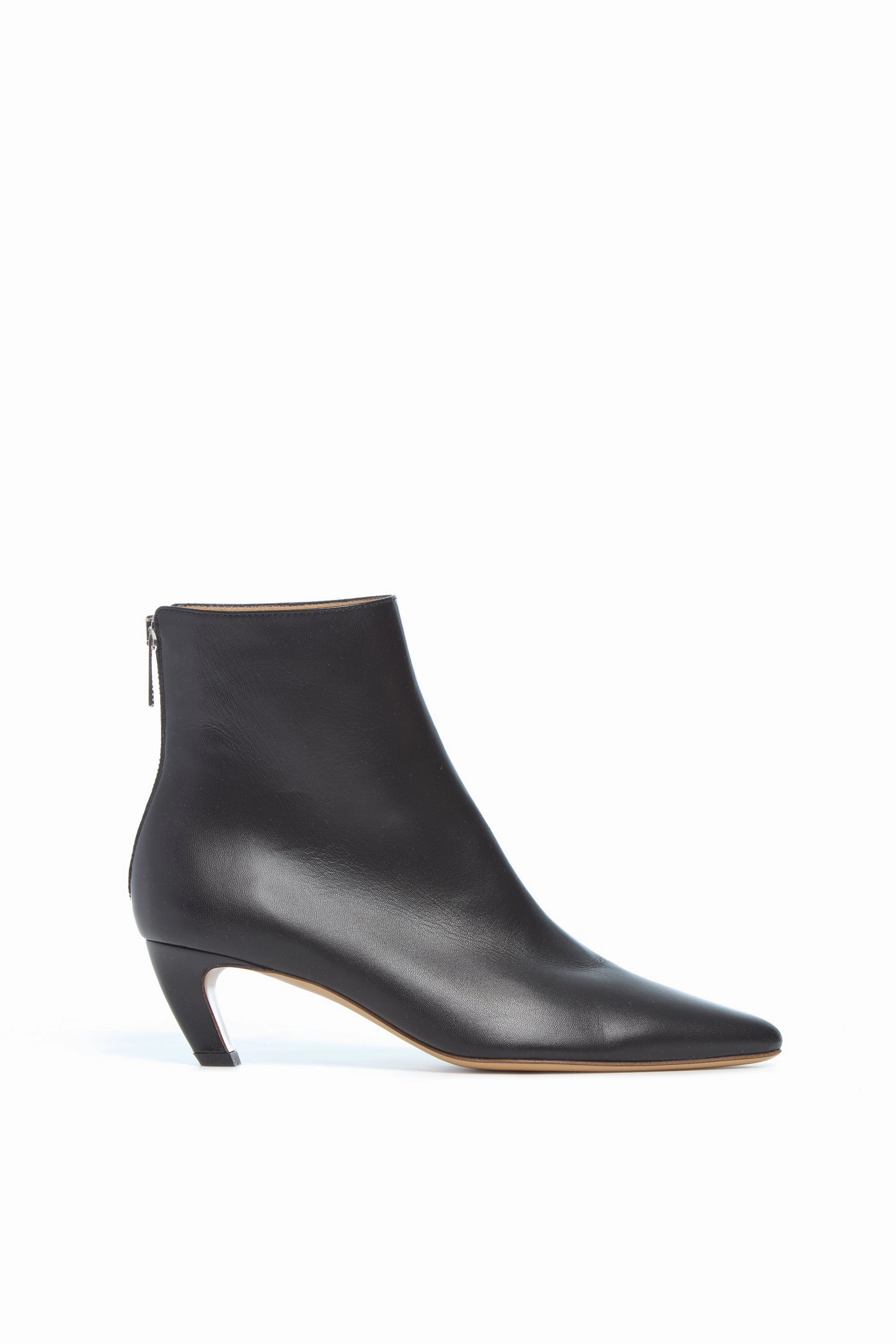 Clayton Ankle Boot in Black Leather Durable Leather rain walk