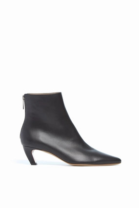 Clayton Ankle Boot in Black Leather Durable Leather rain walk