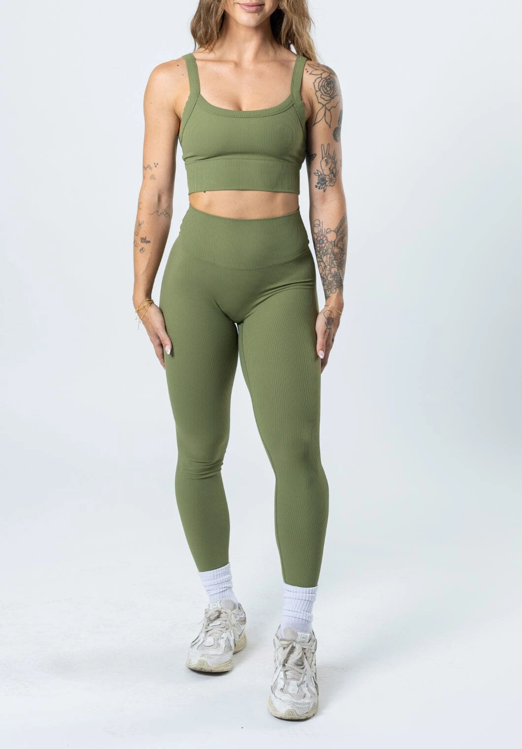 CloudRib? Original Sculptseam? Legging Olive shape fit Gym Life