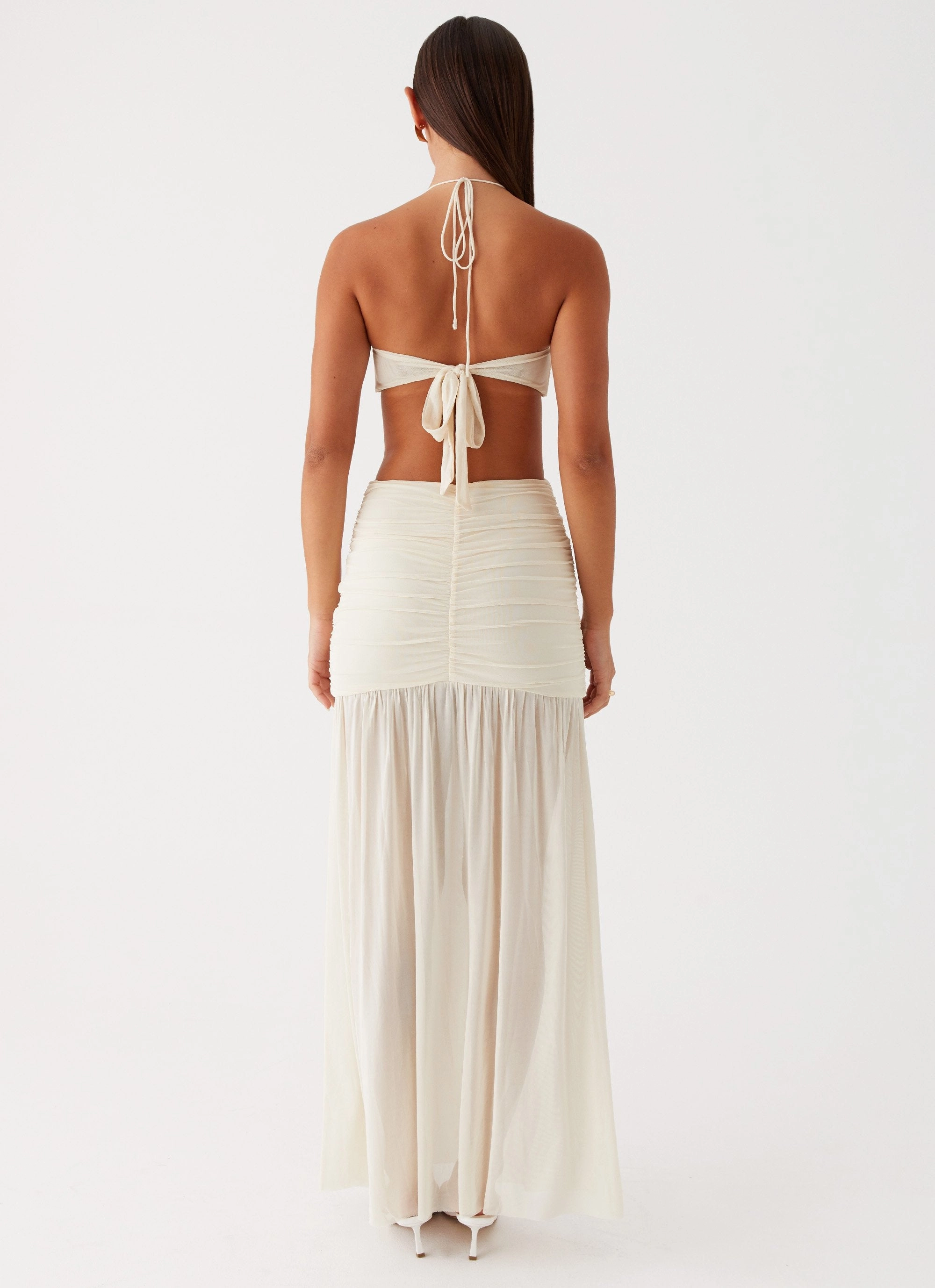 Clover Cut Out Maxi Dress - Lemon Vibe Style Modern Comfort