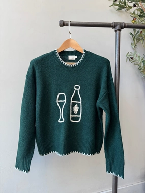 Cold Weather Outfit COCKTAIL Hour Sweater