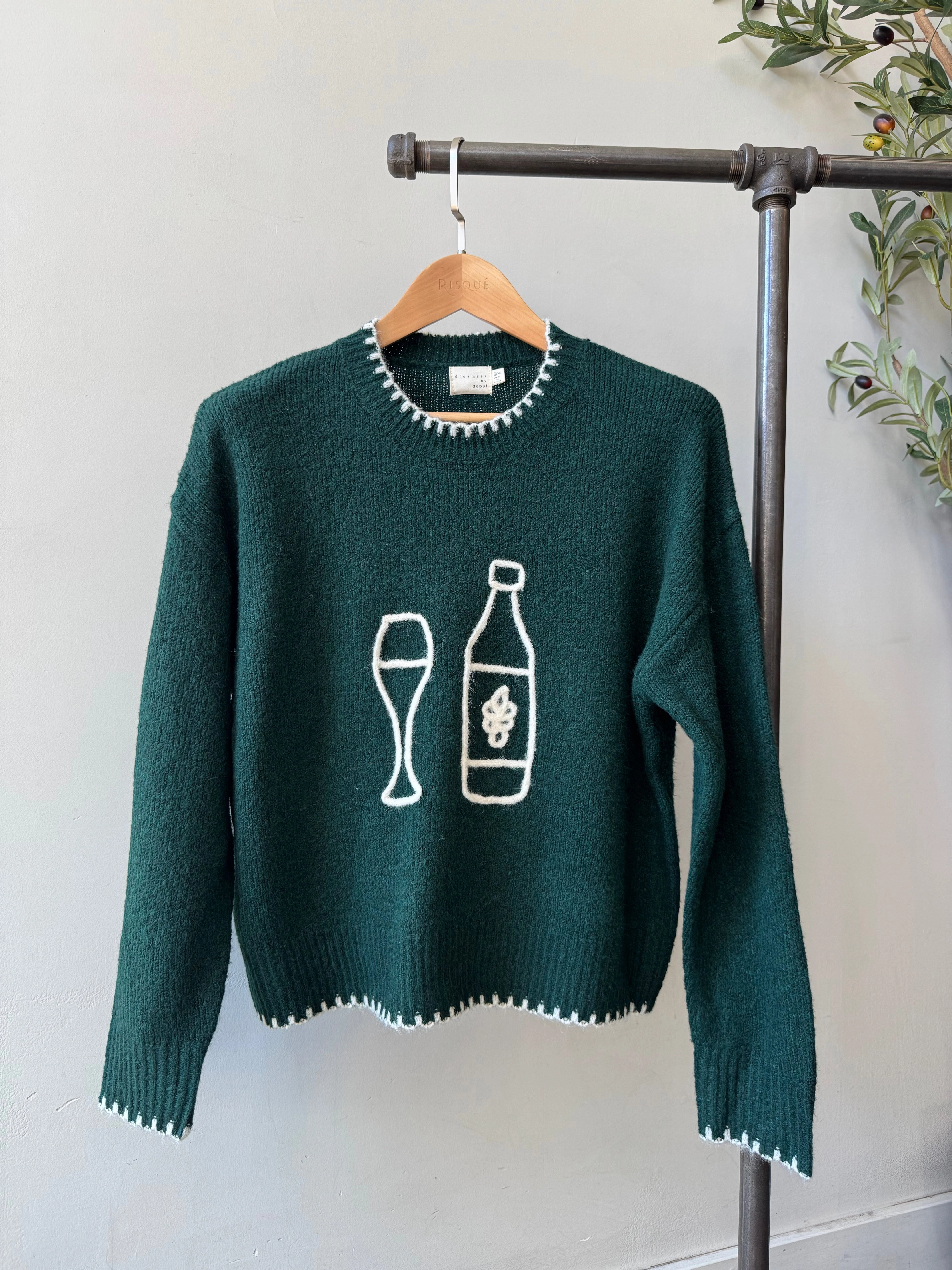 Cold Weather Outfit COCKTAIL Hour Sweater