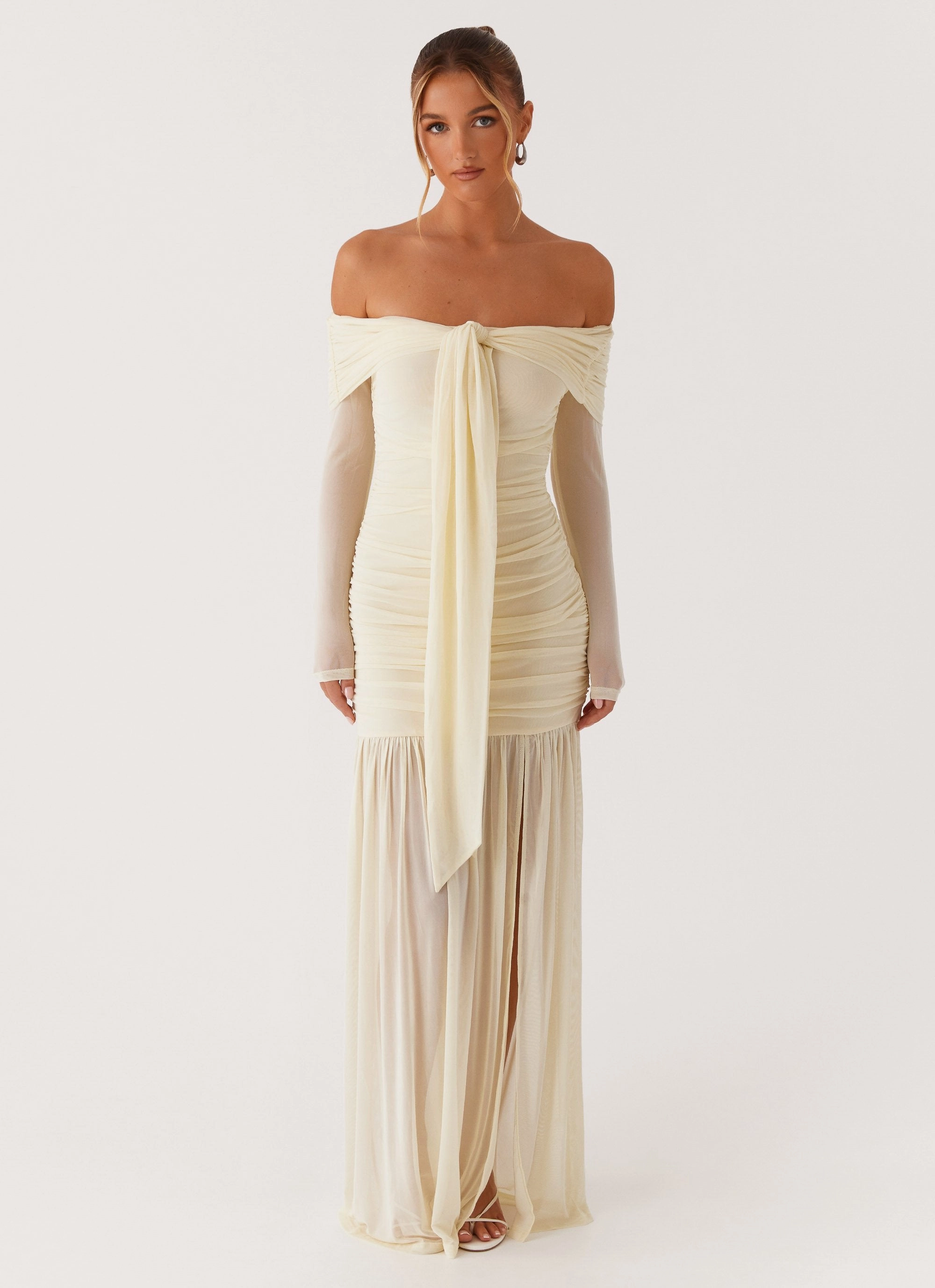 Occasion Wear Party Perfect Ginny Maxi Dress - Yellow