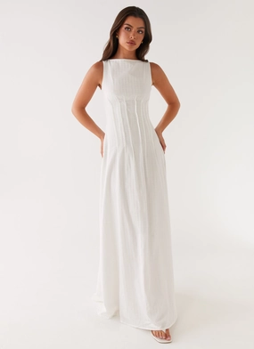 single wear Maloney Maxi Dress - White