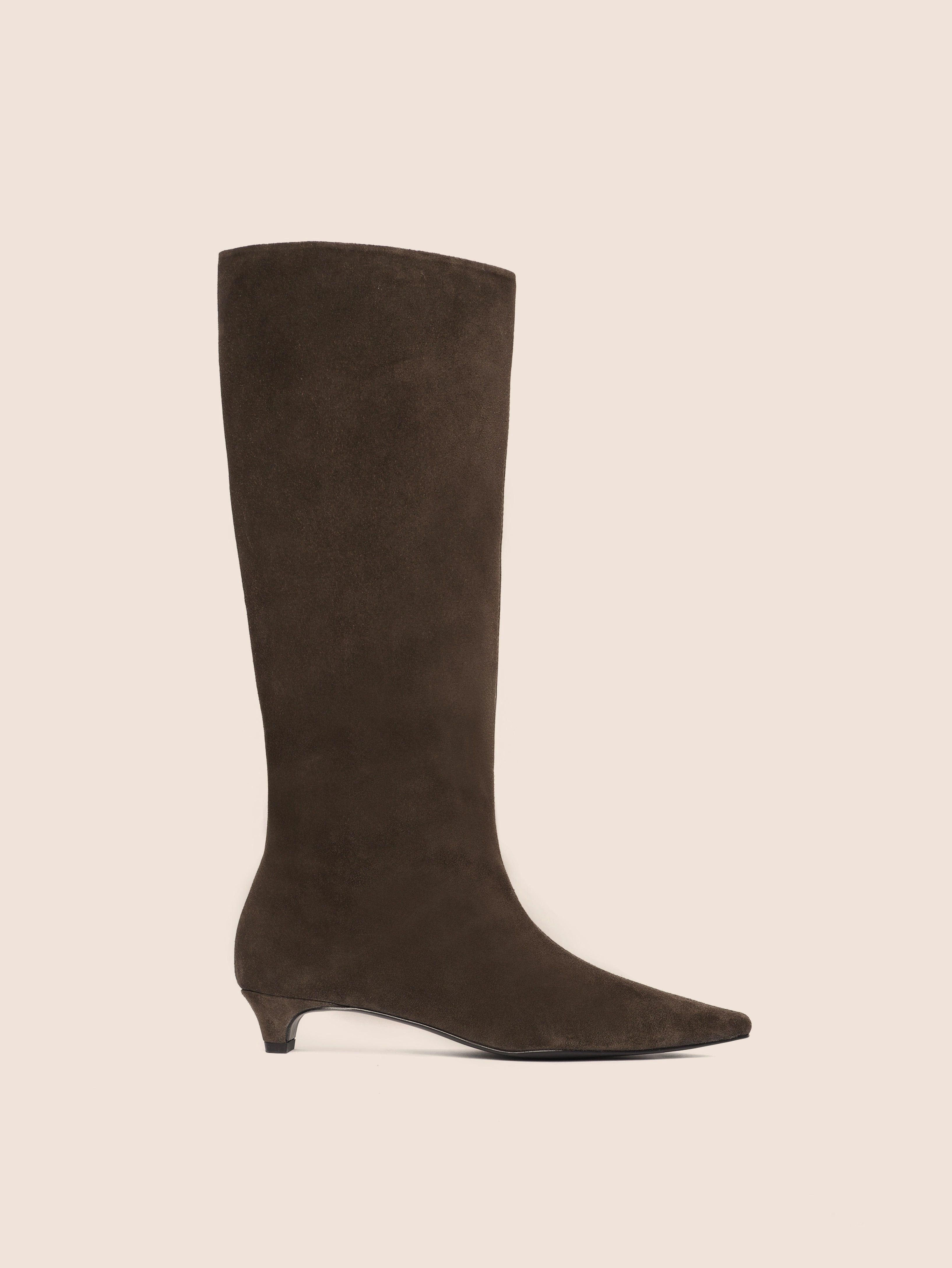 Novelda Brown Suede Boot Low Profile Winter Walker