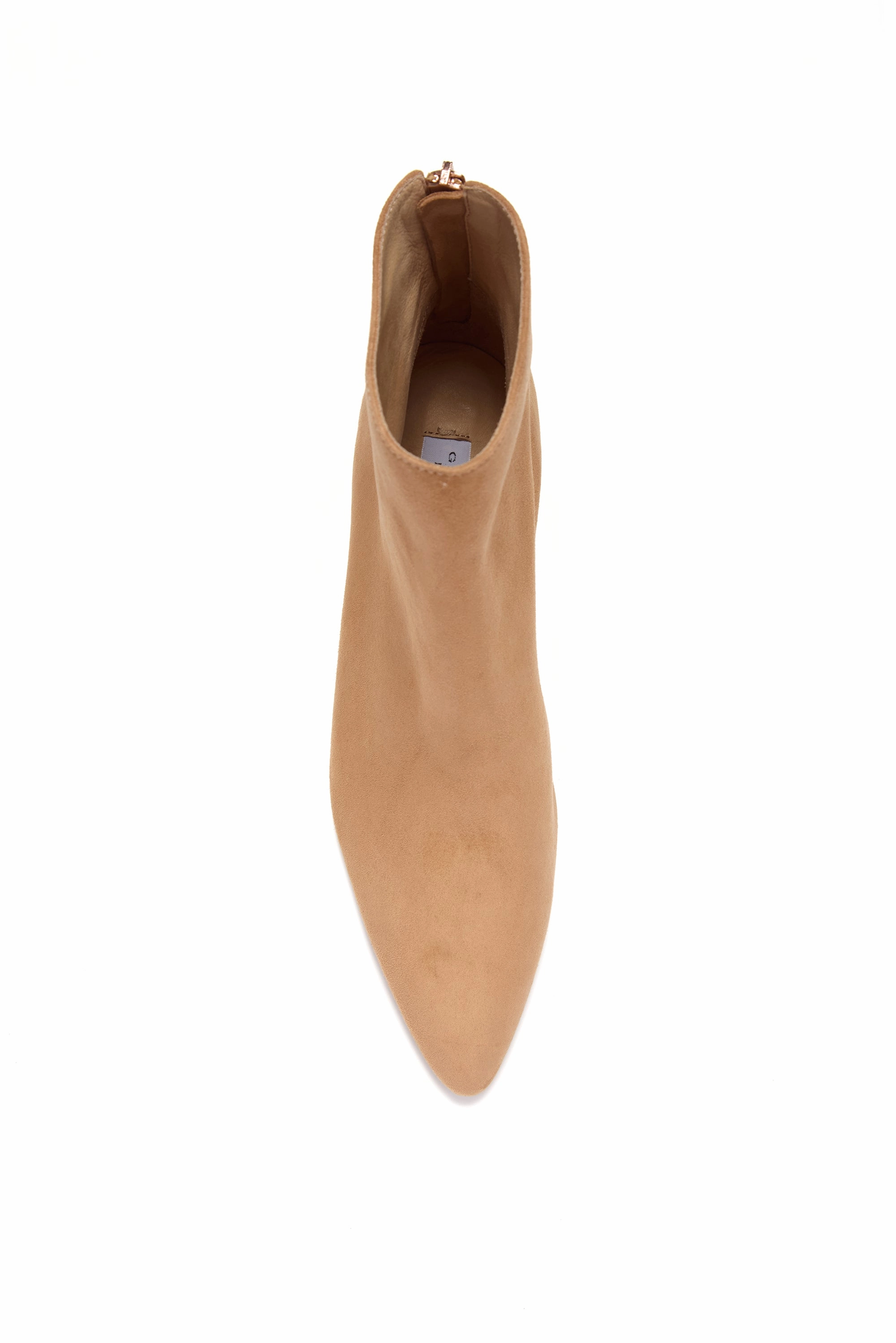 Clayton Ankle Boot in Dark Camel Suede Leather Material Ankle Coverage