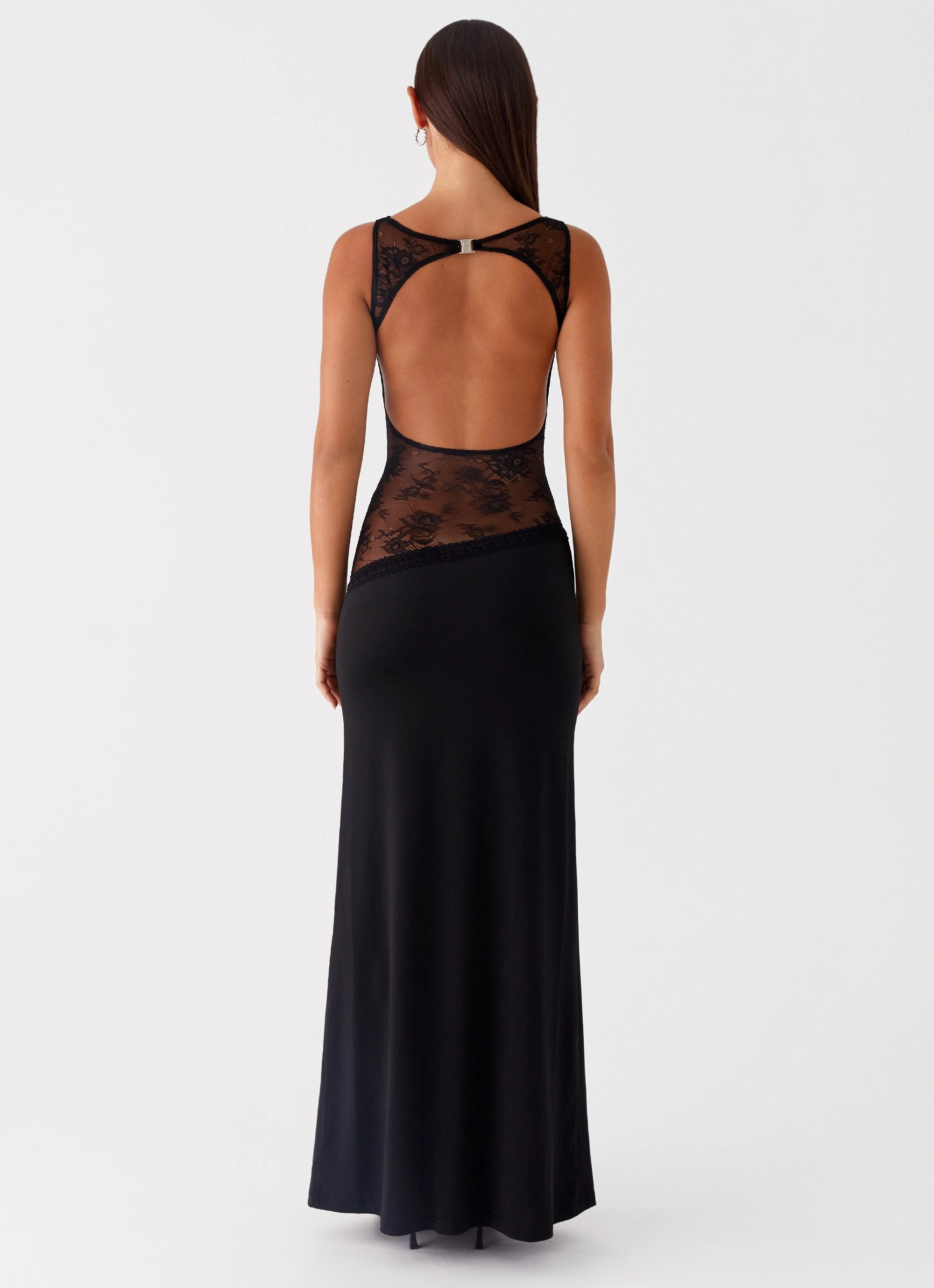 Lucinda Maxi Dress - Black Easy Drape