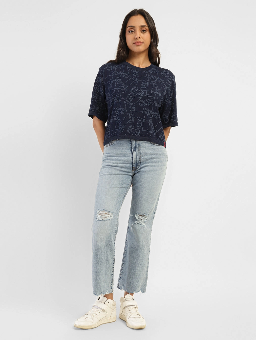 Daily Wear Summer Vibes Music Event Women's Blue Bootcut Fit High Rise Jeans