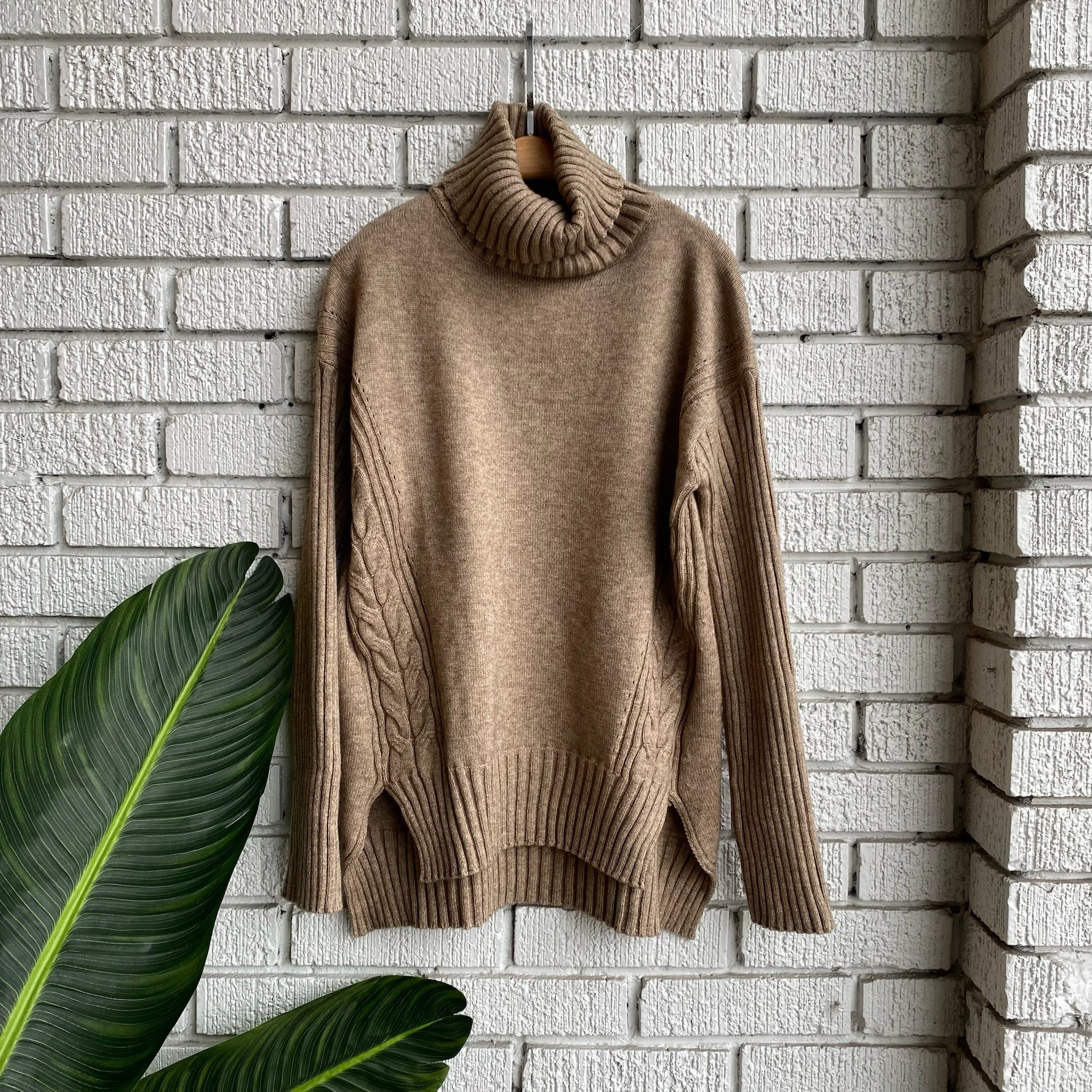 AMALIA Knit Sweater Durable Reinforced Elbows Comfy Material