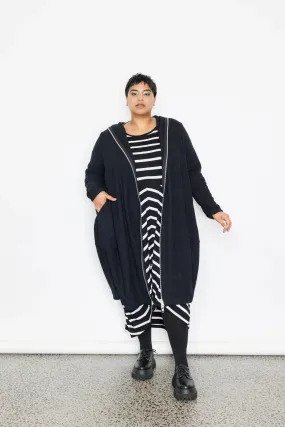 Eco Conscious Dye Process Lala - 087NZ Sculpture Coat