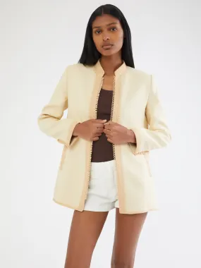 WindproofTechnology Moisture Wicking Material Moroccan linen blazer