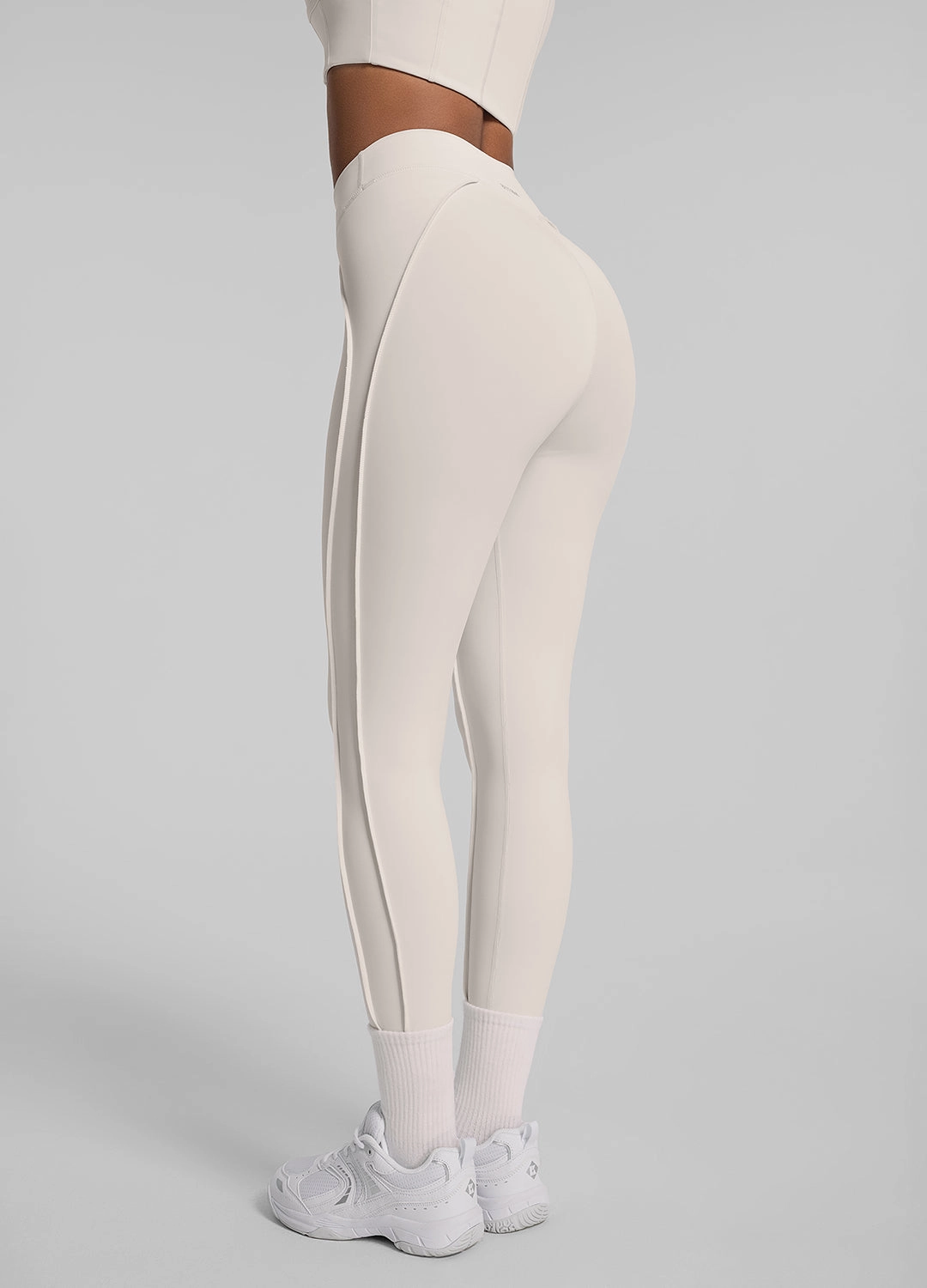 Contour Stitch Leggings Squat Proof Morning Stretch