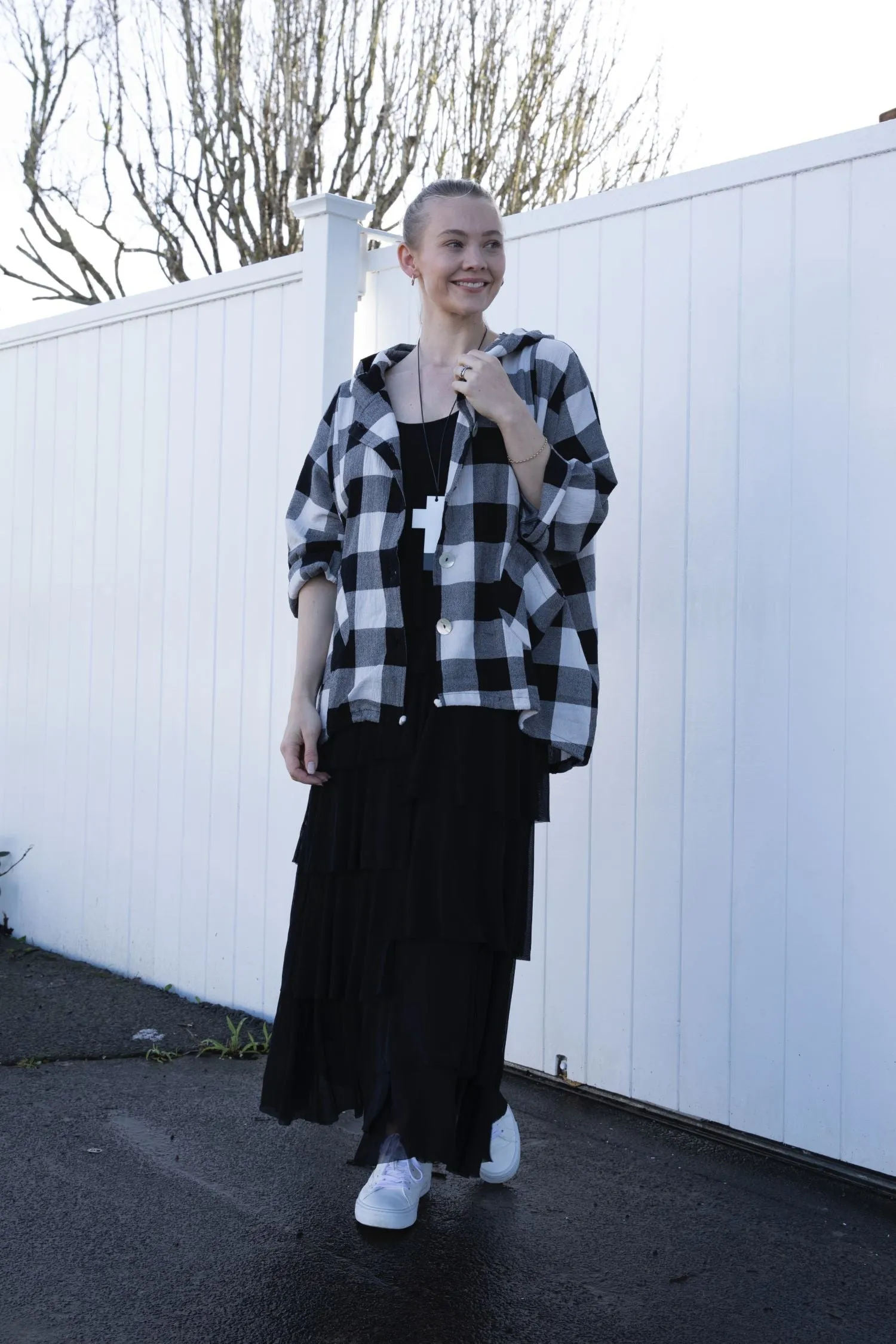 All Season Performance Weave Stain Resistant Material Magazine - 2023SS-05 Brigitte Hooded Jacket - Exclusive