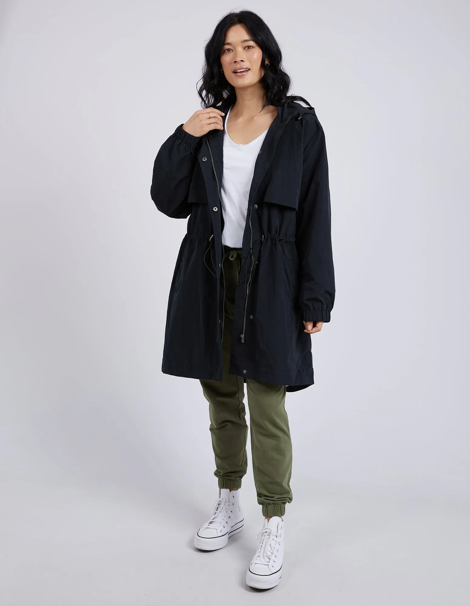 Elm Shanee Parker Jacket Black Flexible Elbow Patches