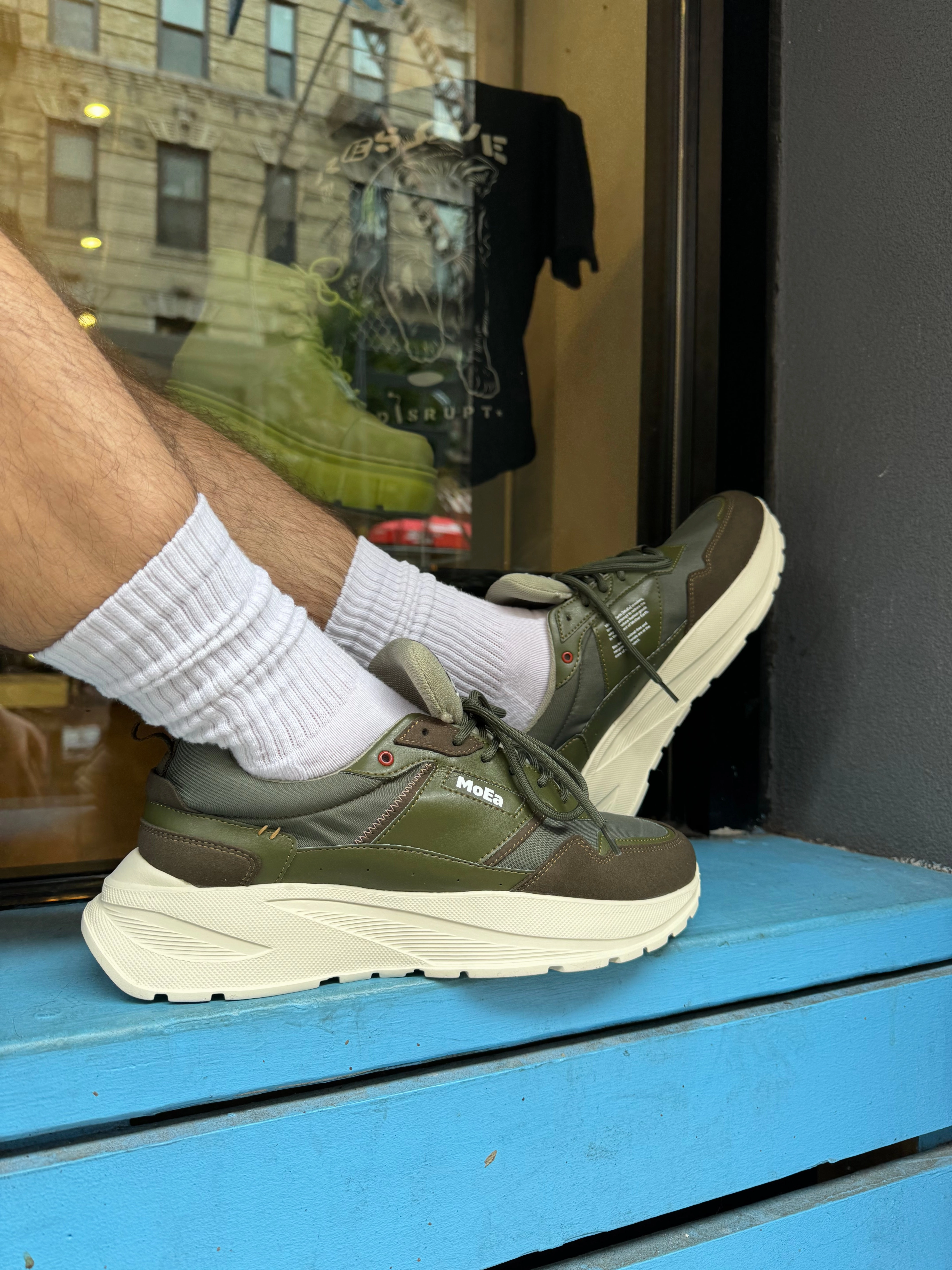 GEN5 Sneaker in Cactus Green from MoEa Ergonomic Lasting