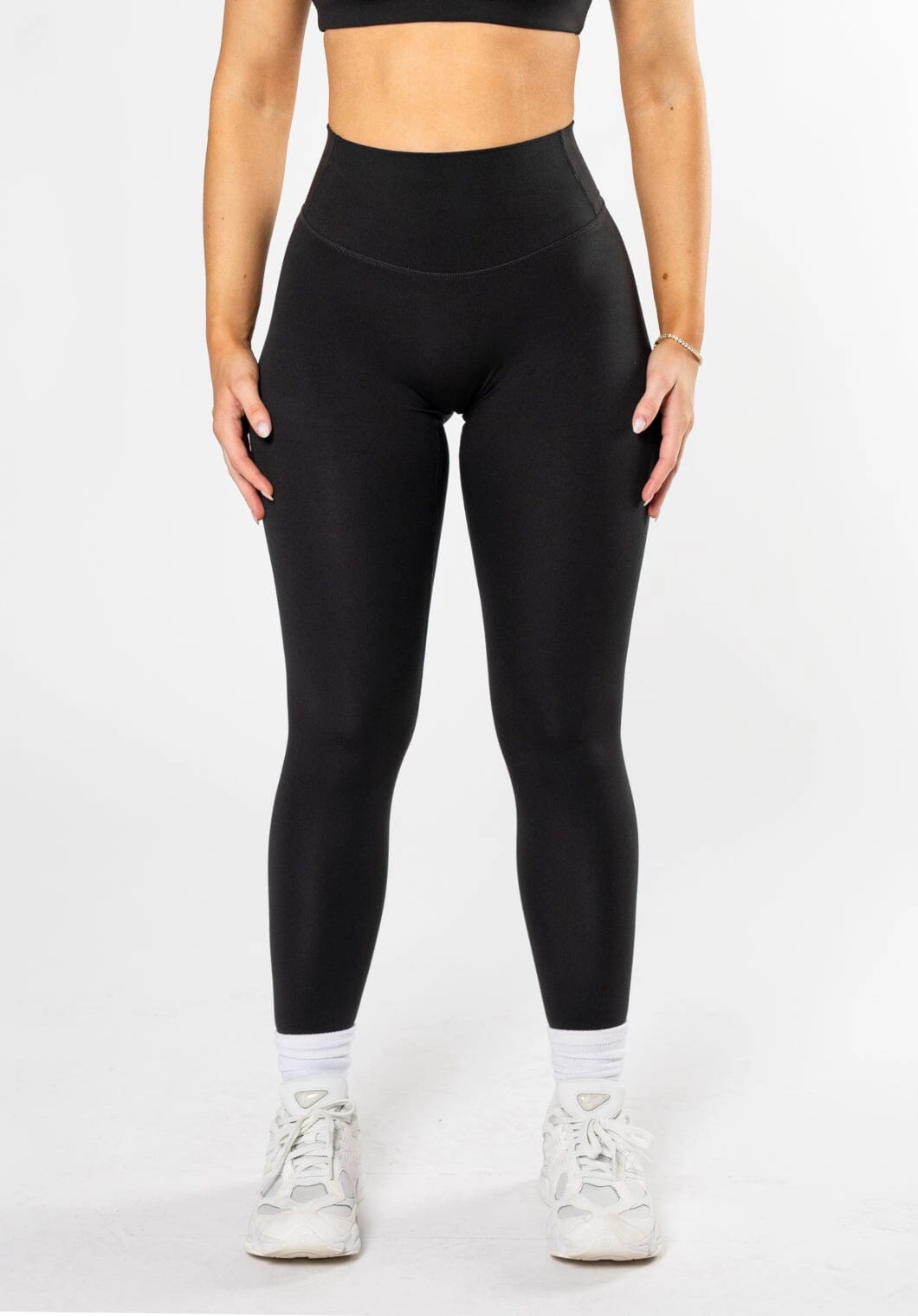 For Teens Stretch Fit Reluna Defined Sculptseam? Plus Legging Black