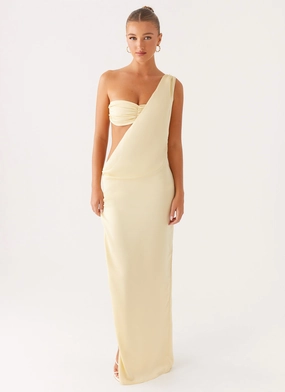 Soft Comfort Elegant Touch Cooper Maxi Dress - Yellow