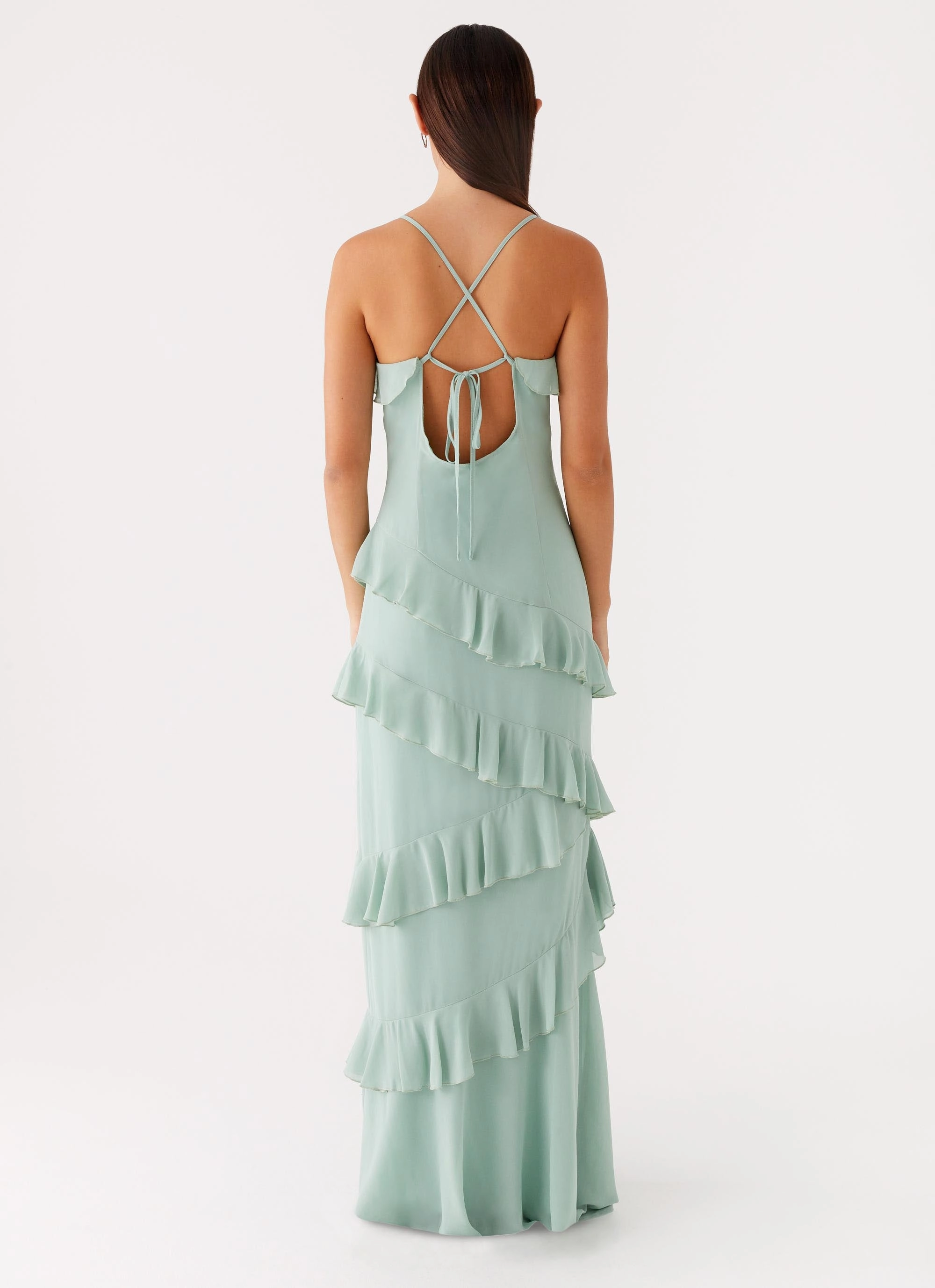 Soft Finish Country Club Maxi Dress - Sage