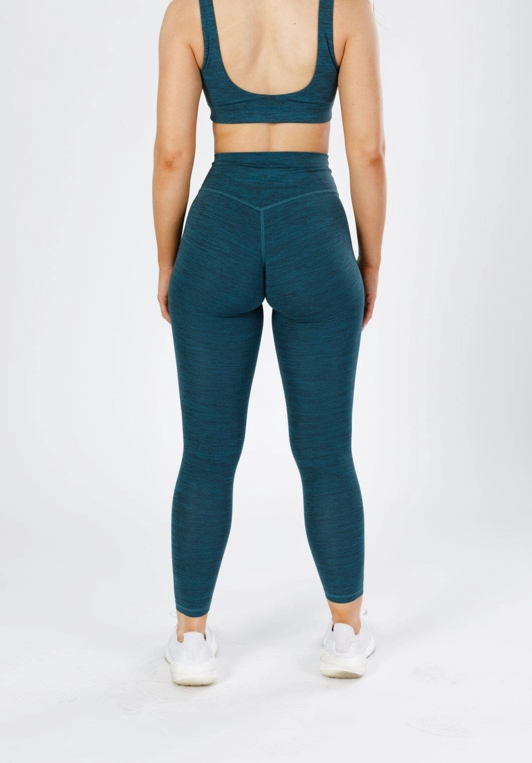 Reluna Spacedye Original Sculptseam? Legging Green Static Postpartum Fit Morning Stretch