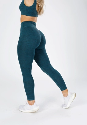 Reluna Spacedye Original Sculptseam? Legging Green Static Anti Odor Evening Walk Stylish Basic