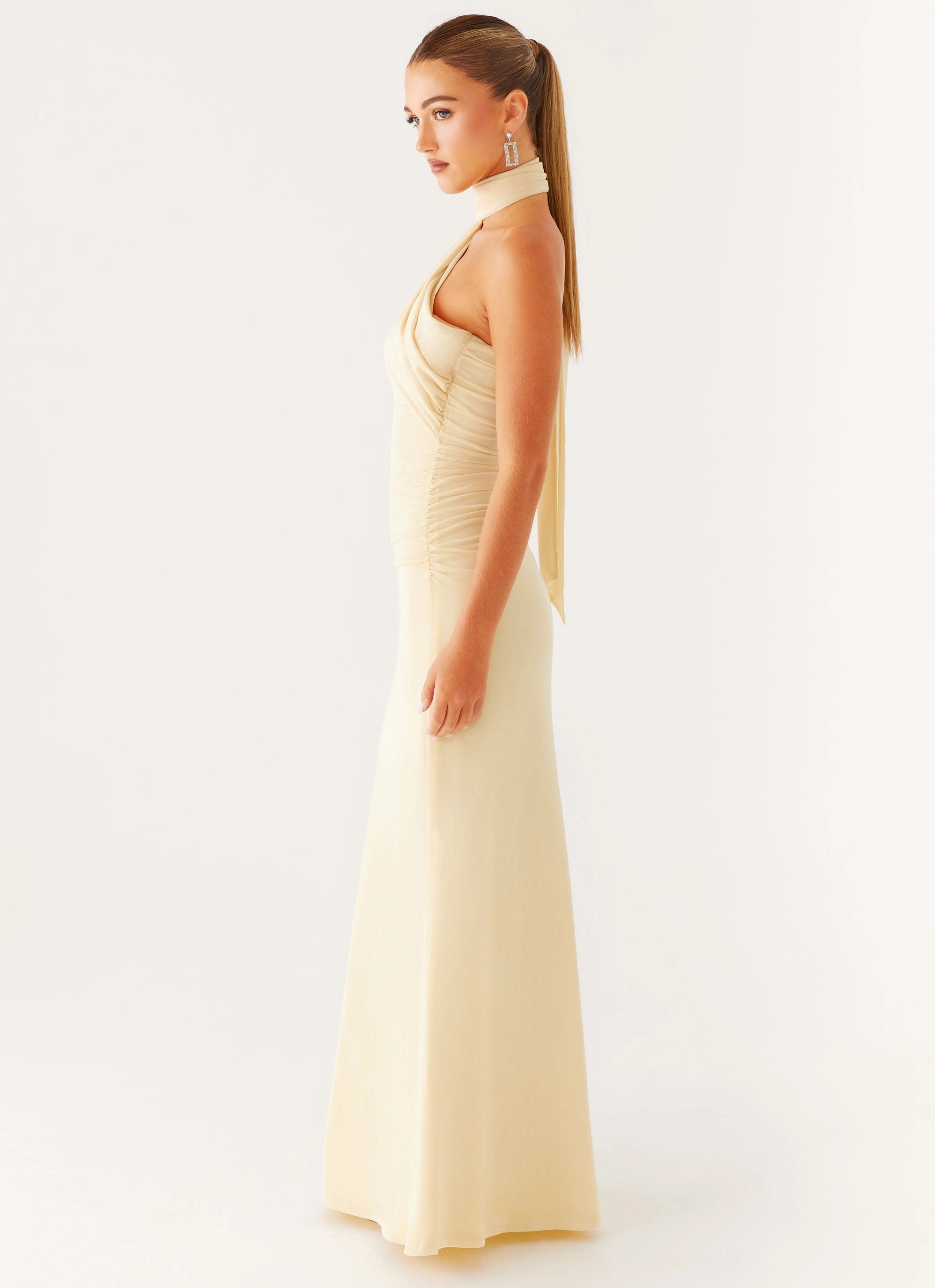 Night Appeal Songbird Maxi Dress - Yellow