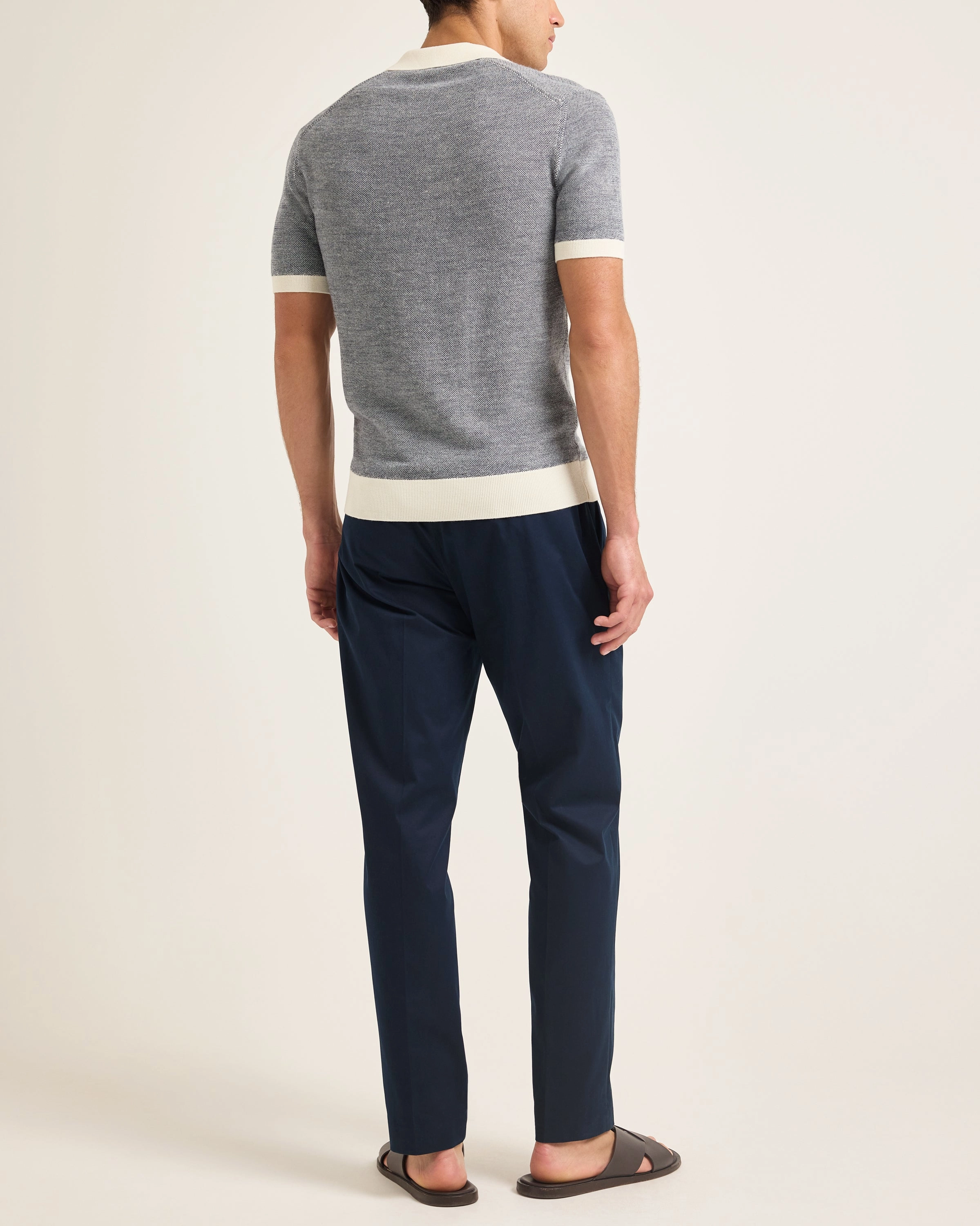 Comfortable Stretch Slim Design Fit Horton Merino