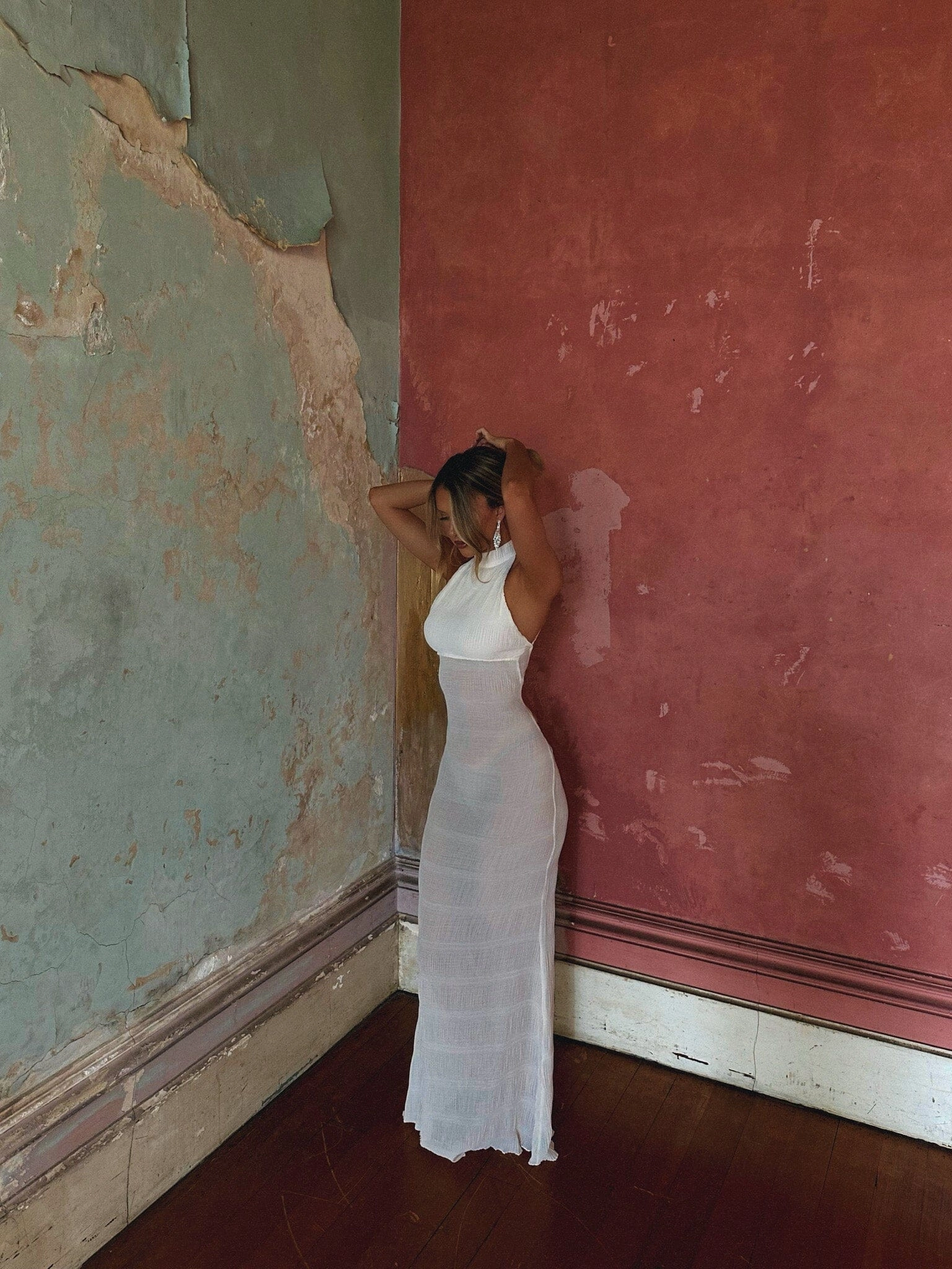 Breath Ease Urban Favorite DIANA MAXI DRESS IVORY