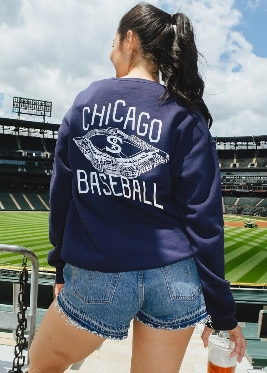 Durable Stitching Chicago Baseball Sox Stadium Fleece
