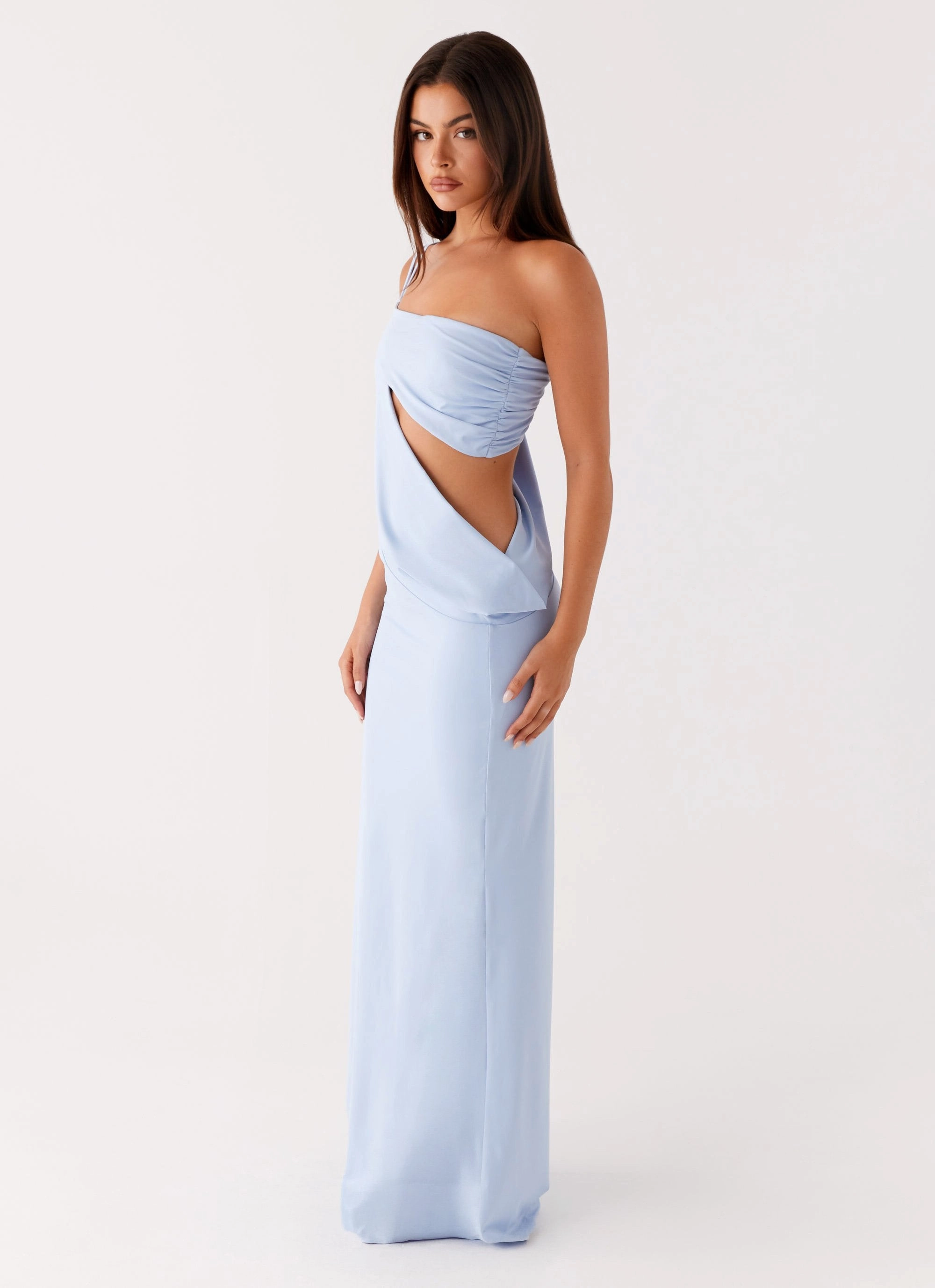 Compressible Elegant brunch outfit Dani Maxi Dress - Blue