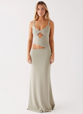 Shore Time Jocelyn Maxi Dress - Sage