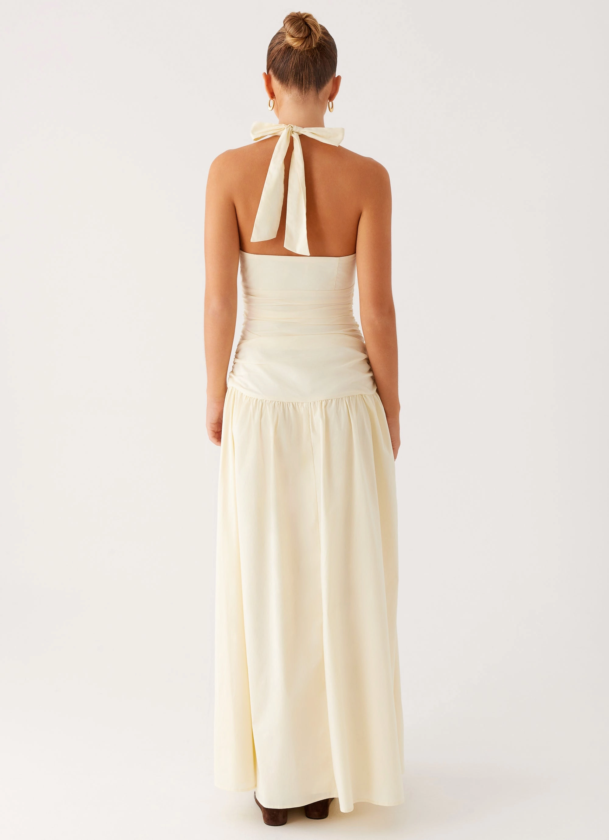Val Maxi Dress - Lemon Warm Undertone