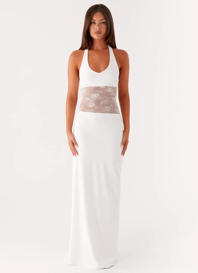 ReinforcedHem Main Focus Maxi Dress - White