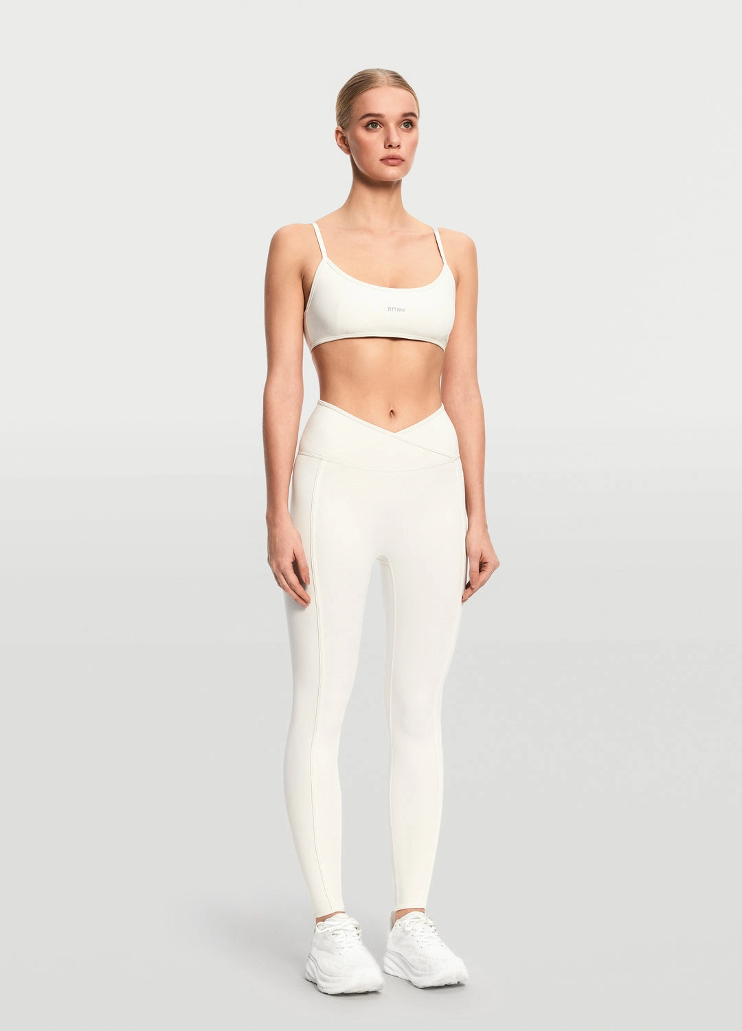 Warm Layer Extra Soft Minimalist Style Crossover Waist Leggings