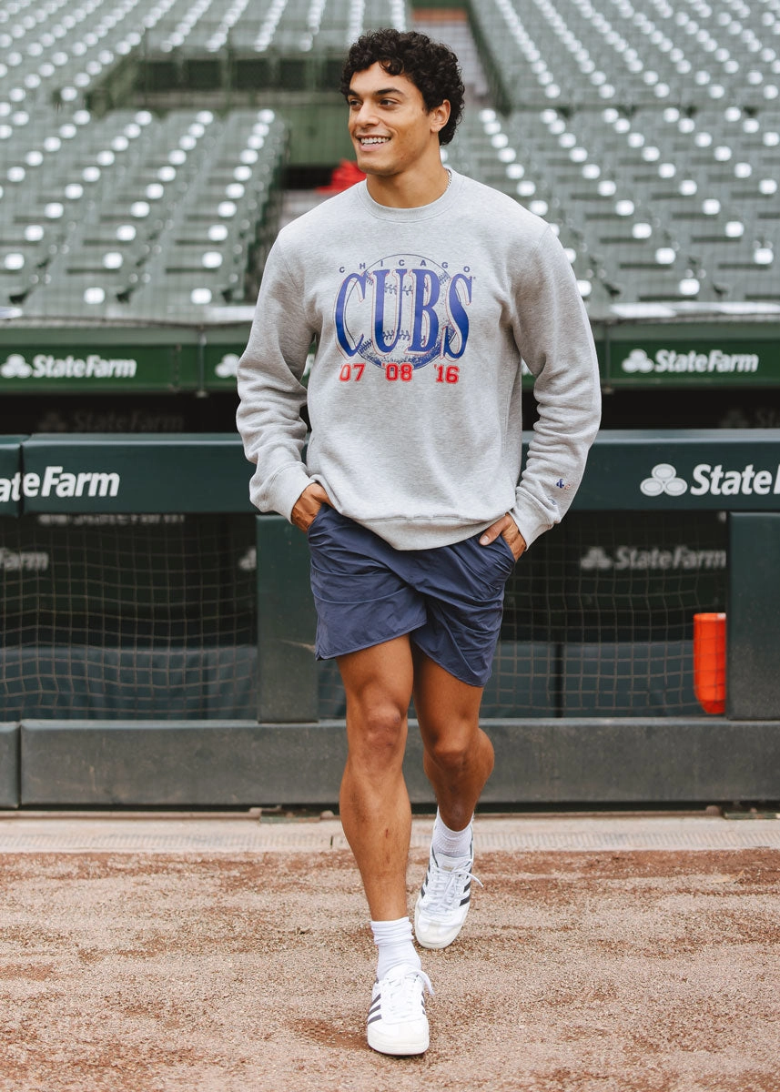 Cubs Championship Sweatshirt Ergonomic Sleeve Shape