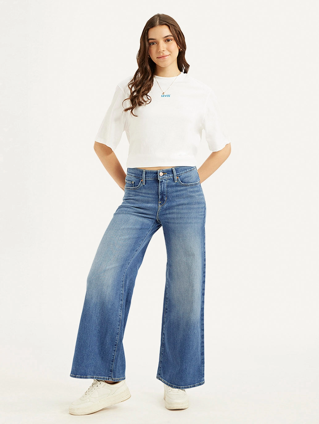 Weekend Getaway Minimalist Breathable Women's 318 Blue Flared Fit High Rise Jeans